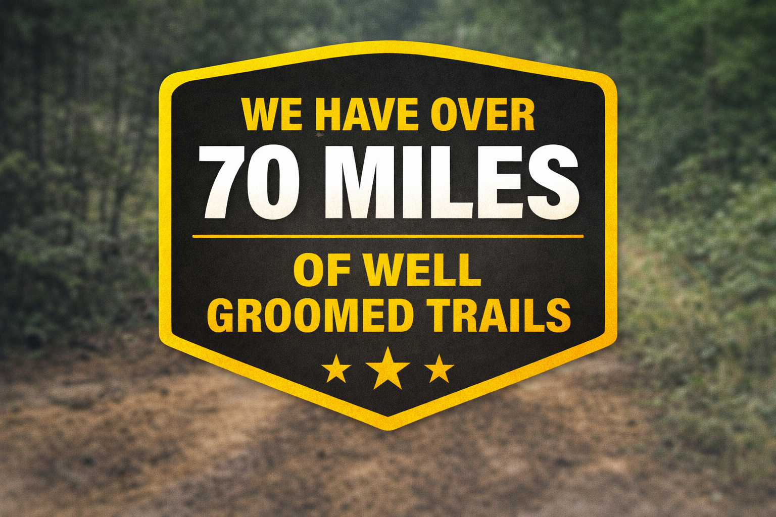 Miles of trails